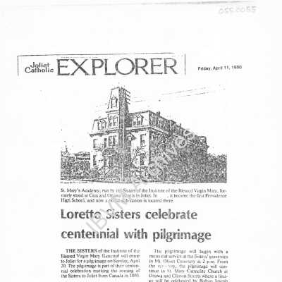 Joliet Catholic Explorer Article