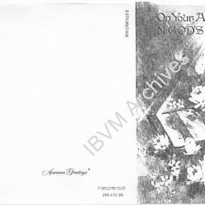 Alumnae Donation Card