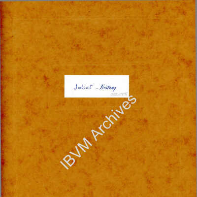 History of the IBVM in Joliet