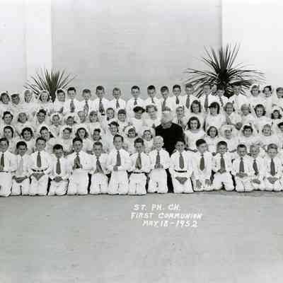 St. Philomene’s First Communion Class