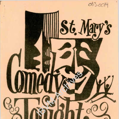 St. Mary's Comedy Tonight Program