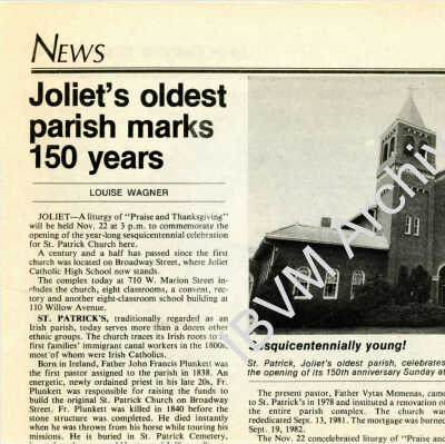 Joliet Catholic Explorer Article