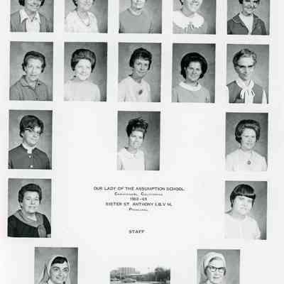 OLA School Faculty, 1968 - 1969