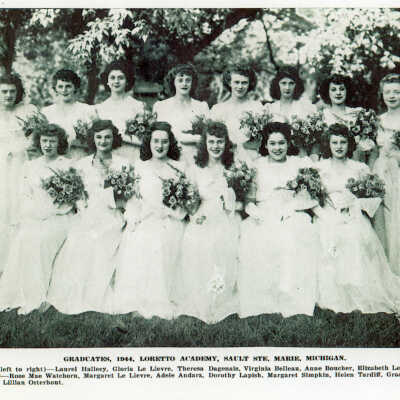Loretto Academy Graduating Class, 1944