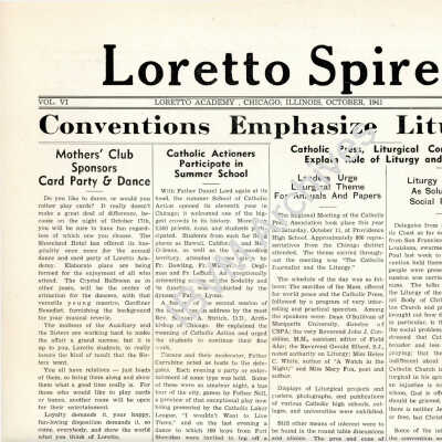 Loretto Spire, Volume VI No. 8, 1941
