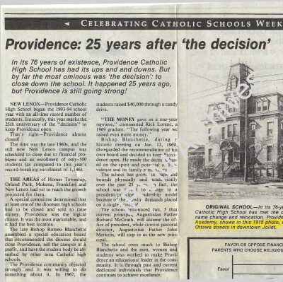 New Catholic Explorer Newspaper Article