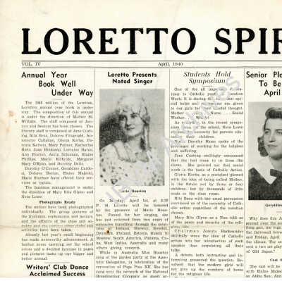Loretto Spire, Volume IV No. 6, 1940