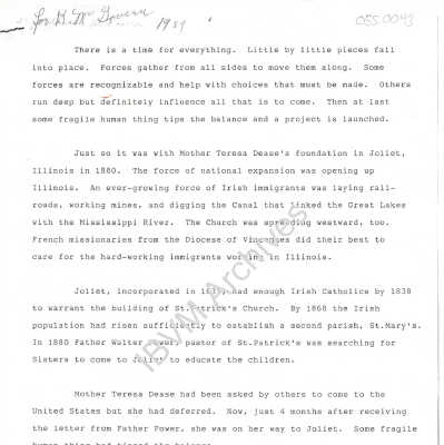 Brief History of the IBVM in the United States