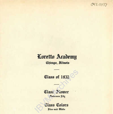 Loretto High School Diploma