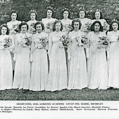 Loretto Academy Graduating Class, 1945