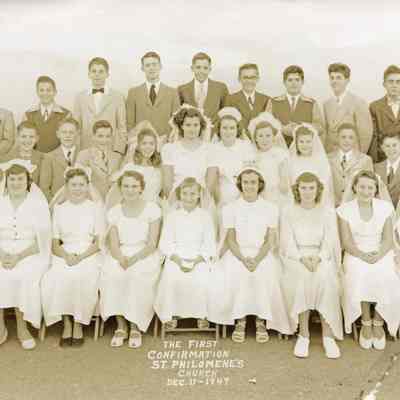St. Philomene’s First Confirmation Class