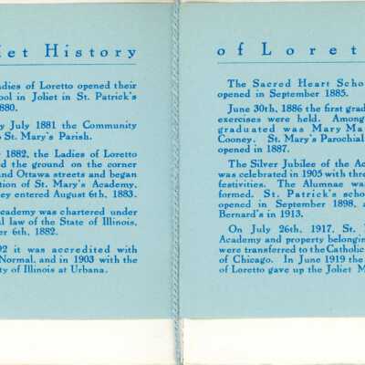 Joliet History of Loretto