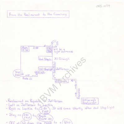 Centennial Pilgrimage Map