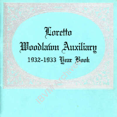 Loretto Woodlawn Auxiliary Yearbook, 1932 - 1933