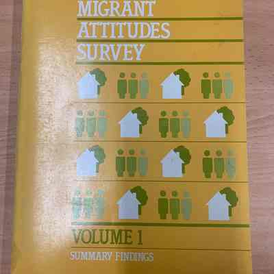 Migrant attitudes survey : a study of the attitudes of Australians and recently arrived migrants from Asia and the Middle East, in close neighbourhoods in Sydney and Adelaide : volume 2 : overall findings