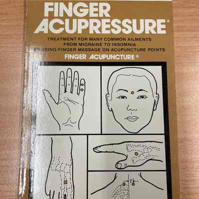 Finger acupressure; treatment for many common ailments from migraine to insomnia by using finger massage on acupuncture points