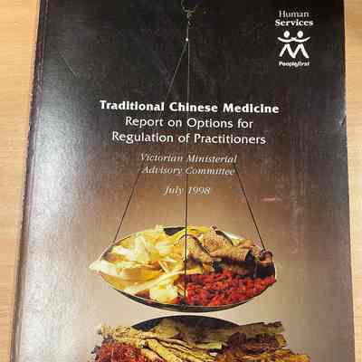 Traditional Chinese Medicine: Report on Options for Regulation of Practitioners