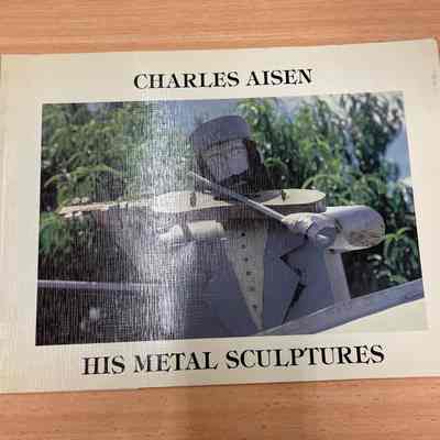 Charles Aisen, his metal sculptures