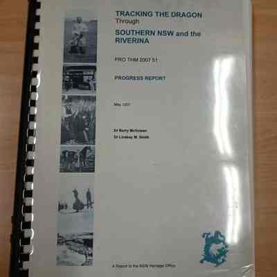 Tracking The dragon through Southern NSW and the Riverina [Progress Report]