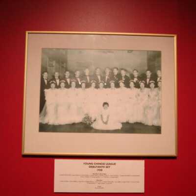 Young Chinese League Debutantes Ball, Framed Photograph Print, black and white photograph, c.1938