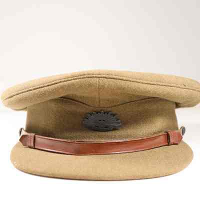 Maurice Maxim Gooey’s officer peaked cap, c. 1941-1946