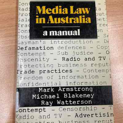 Media law in Australia : a manual