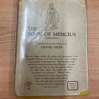 The book of Mencius [abridged edition]
