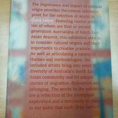 Open letter : an Asialink and Asia-Australia Arts Centre touring exhibition