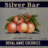 Label: Silver Bar Brand Royal Anne Cherries