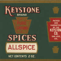 Label: Keystone Brand Allspice