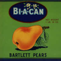 Label: Bi-A-Can Bartlett Pears