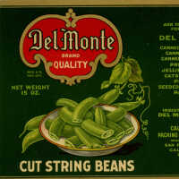 Label: Del Monte Brand Cut String Beans