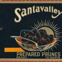 Label: Santa Valley Prepared Prunes