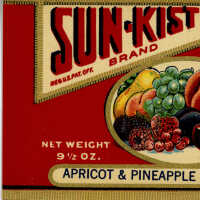 Label: Sun-Kist Brand Apricot & Pineapple Jam