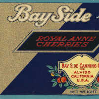 Label: BaySide Brand Royal Anne Cherries
