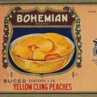 Label: Bohemian Brand Sliced Yellow Cling Peaches