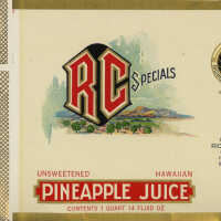 Label: RC Specials Unsweetened Hawaiian Pineapple Juice