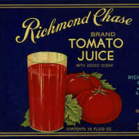 Label: Richmond Chase Brand Tomato Juice