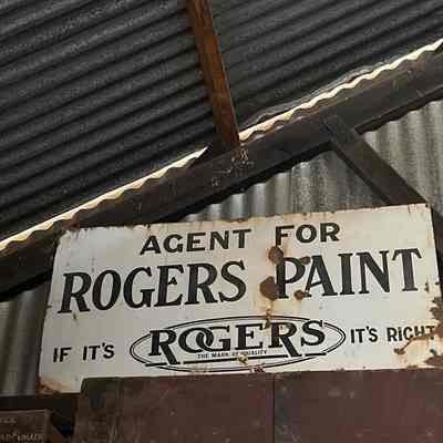Rogers Paint sign