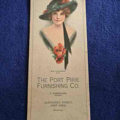 Advertising card