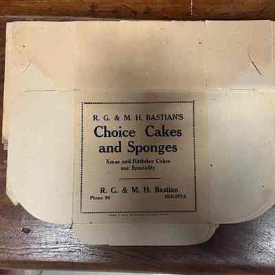 Bastian’s Cake Shop Boxes