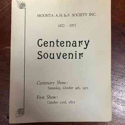 Centenary Show Souvenir