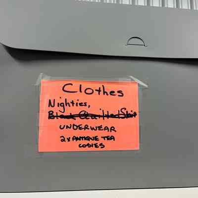 Boxed: clothing