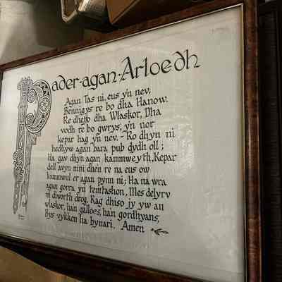Framed Cornish Prayer