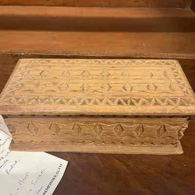 Decorative wooden box