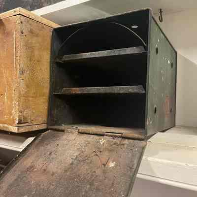 Metal box with tray inserts