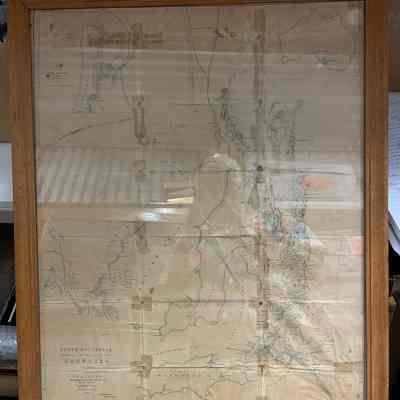 Framed Provincial Map