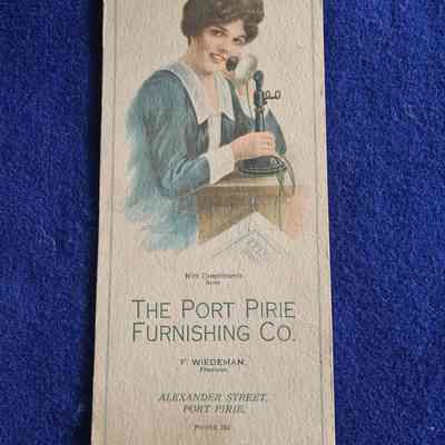 Advertising card