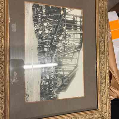 Framed photograph