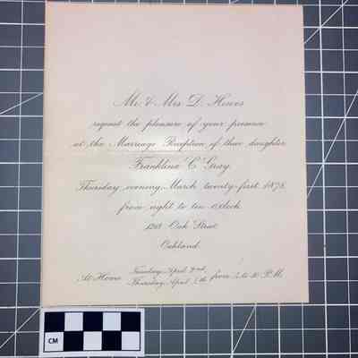 Invitation, Wedding